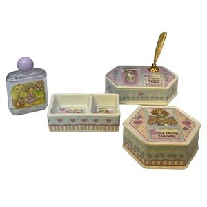 ENESCO Desk Set For Young Girls by Precious Moments 1996 3 pc Set and Bo…